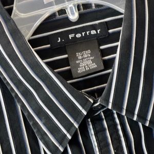 Men’s XXL J. Ferrar Pin Stripe Dress Shirt